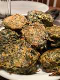 Buñuelos de espinaca o acelga al horno