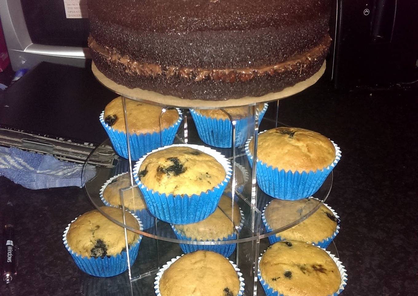 Sophie's vegan lemon & blueberry cupcakes