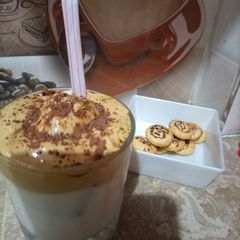 A picture of Dalgona Coffee.
