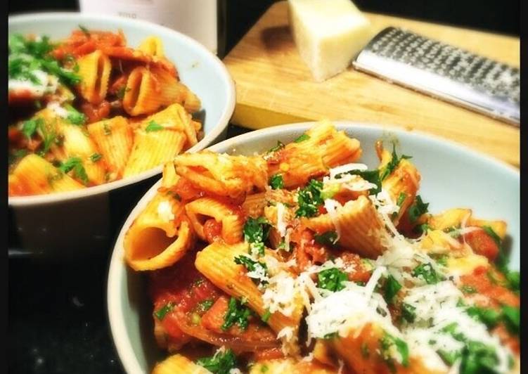 Recipe of Perfect Rigatoni All’Amatriciana