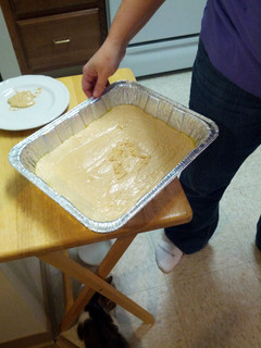 A picture of Grandma's Peanut butter Fudge.