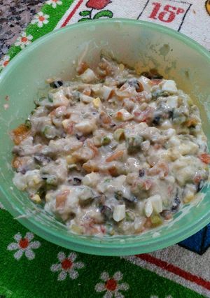 Una foto de Ensalada fresca de fin de mes