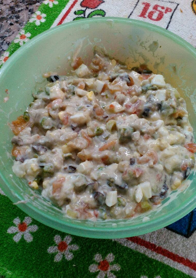 Una foto de Ensalada fresca de fin de mes
