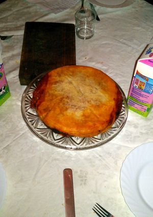 A picture of Lasagna Burek.