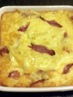 A picture of Cheese`n`Bacon Quiche.