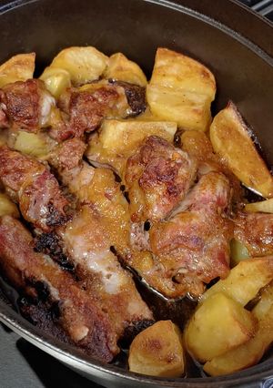 Foto de Entrecosto no forno com Batatas