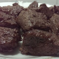 A picture of Fried beef.