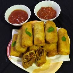 A picture of Chinese Vegetable Spring Roll # Veg Spring Roll.