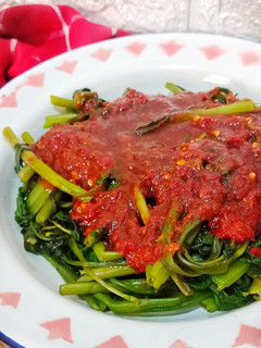 Foto resep Rujak kangkung