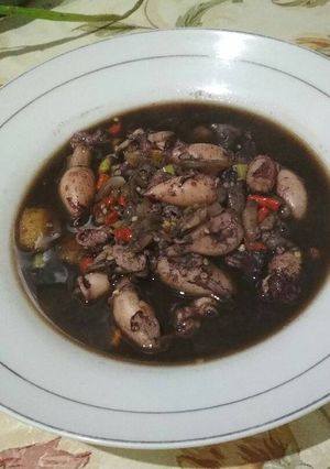 Foto resep Cumi kuah hitam