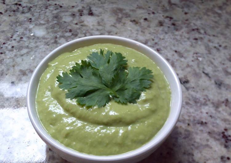 Recipe of Tasty Creamy avocado and jalapeno sauce