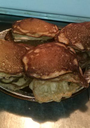 A picture of Banana Bread Pancakes.