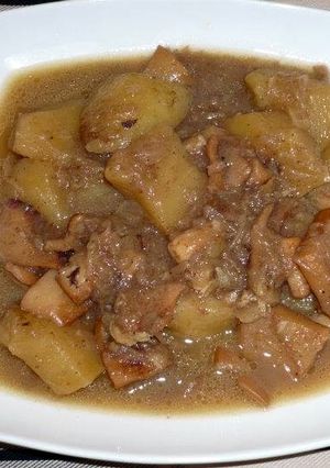 A picture of Stewed cuttlefish.