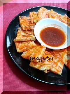 A picture of Carrot Jeon (Savory Korean Pancake).