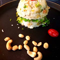 A picture of Semolina veg Upma.