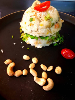 A picture of Semolina veg Upma.