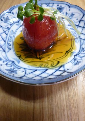 A picture of Gingery Boiled Whole Tomato.