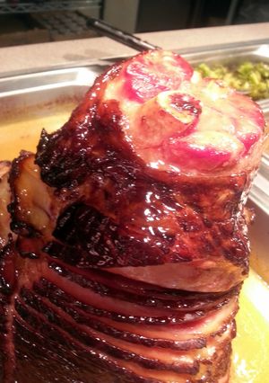 A picture of Orange braised Ham.