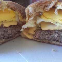 A picture of At Home Sausage McMuffins.