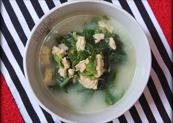 Bobor daun labu siam