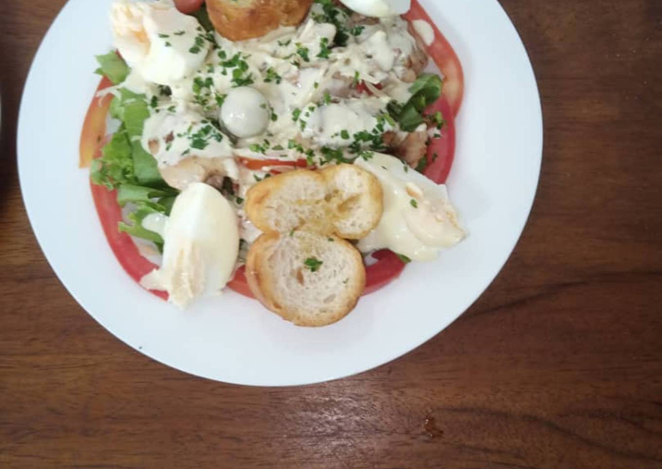 Simple Way to Prepare Homemade Salade césar