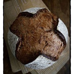 A picture of Chocolate Pain de Campagne with Coconut and Nuts.