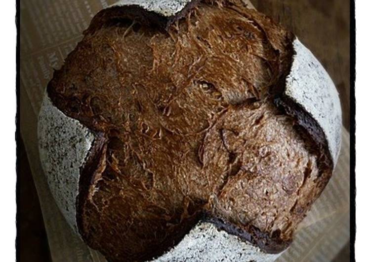 Chocolate Pain de Campagne with Coconut and Nuts