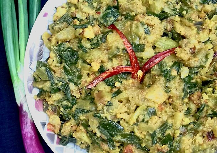 Spring onion sabji