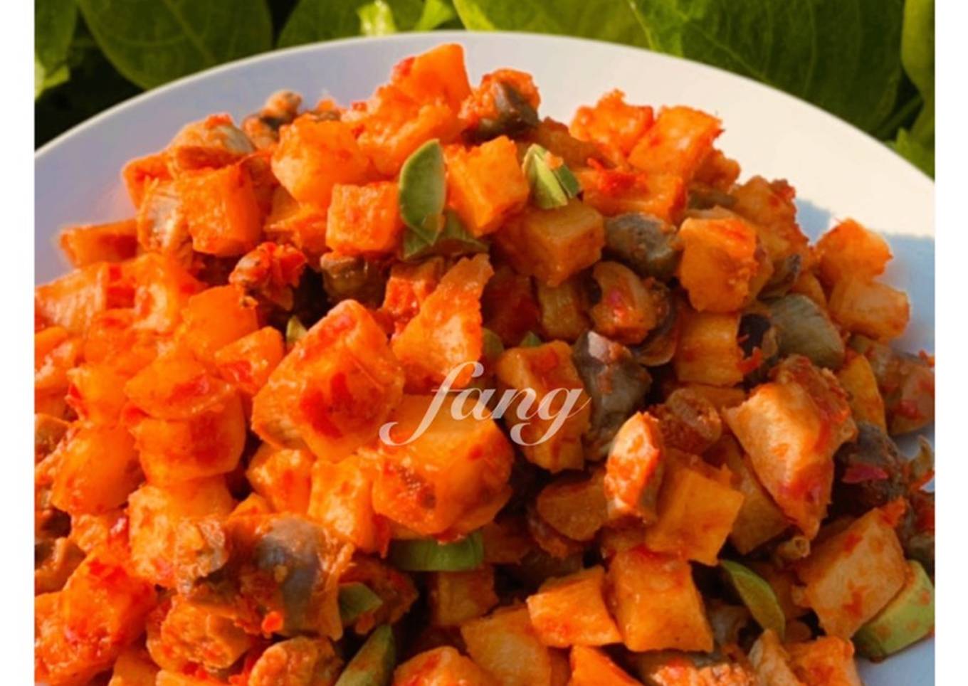 Sambal Goreng Kentang, Hati, Pete