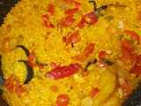 vegetarian paella