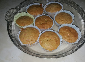 Una foto de Cupcakes de zanahoria