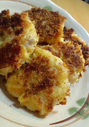 A picture of Non-Fried Tofu Minced Katsu.