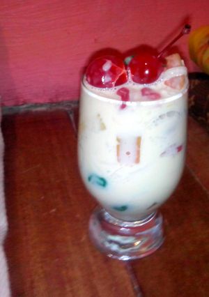 A picture of Buko Fruit Salad.