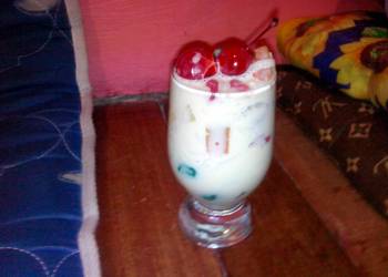 The New Way Making Recipe Buko Fruit Salad Yummy The New Way Making Recipe Buko Fruit Salad Yummy