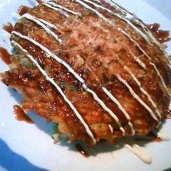 A picture of Cabbage! Delicious and Healthy Okonomiyaki.