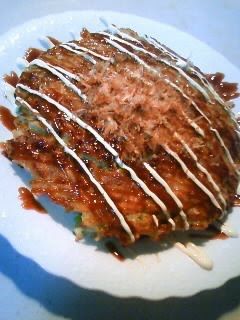 A picture of Cabbage! Delicious and Healthy Okonomiyaki.