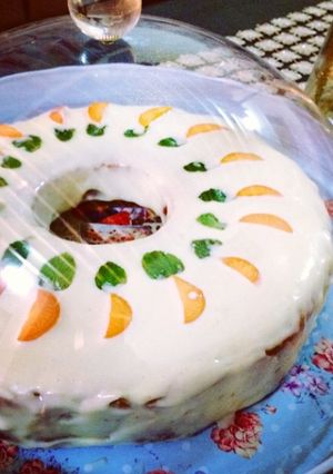 صورة لوصفة طريقة عمل كيكة الجزر