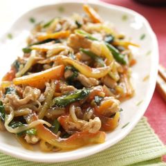 A picture of Watermelon Rind Stir Fry.