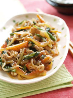 A picture of Watermelon Rind Stir Fry.