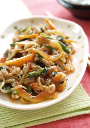 A picture of Watermelon Rind Stir Fry.