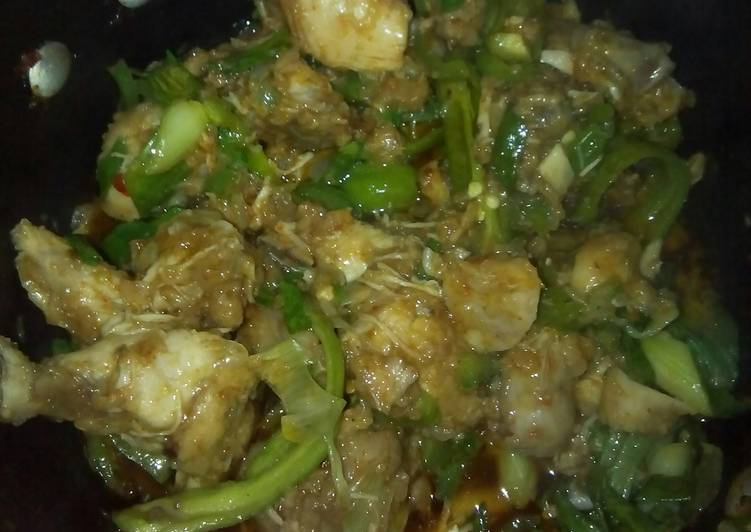 Recipe of Tasteful Kung Pao Chicken by Nancy