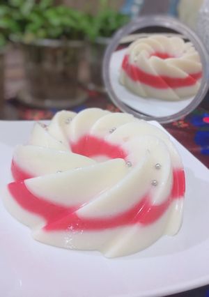 عکسی از دستور دسر محلبی قالبی