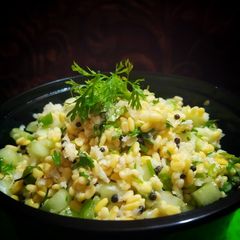A picture of Kosambari veg salad.