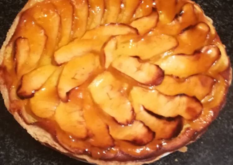 Tarta de manzana con harina de arroz