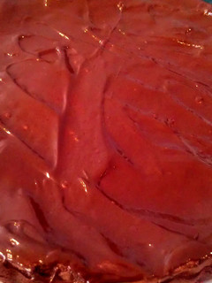 A picture of chocolate tarte.