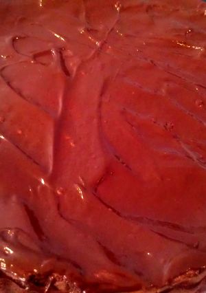 A picture of chocolate tarte.