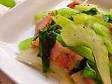 celery bacon stir fry