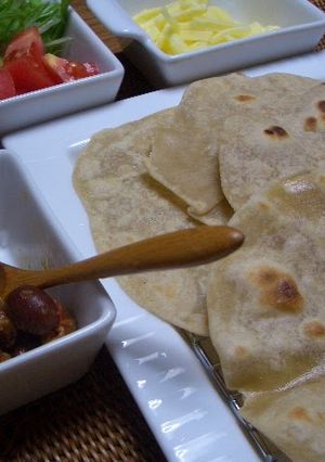 A picture of Tortillas with Buckwheat Flour.