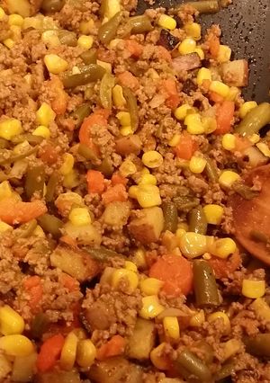 A picture of Stir-fry Vegetables Soup Without The Soup.