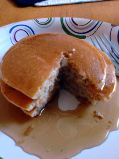 A picture of Peanut Butter Pancakes.